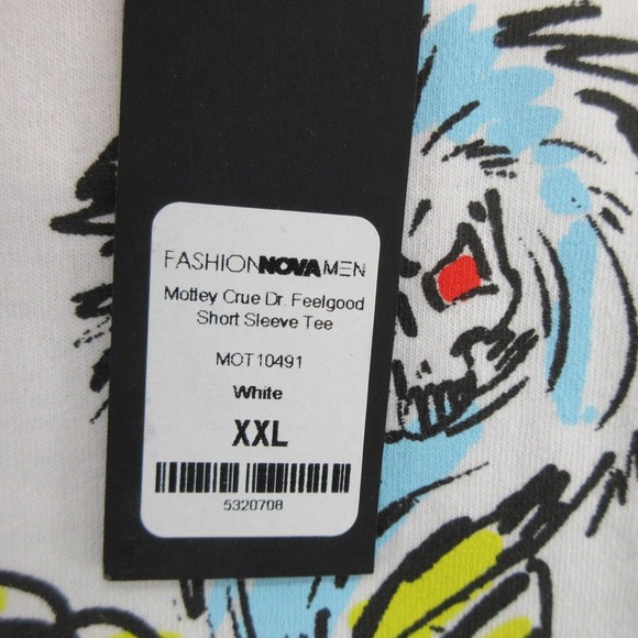 Motley Crue Mens T-Shirt Size XXL Dr. Feelgood Short Sleeve Tee Licensed Cotton - Picture 8 of 13